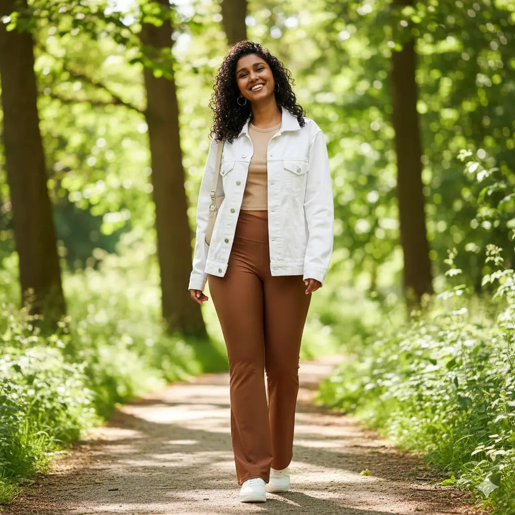 High-Waisted Flare Leggings – Butt-Lifting Fit with Pocket