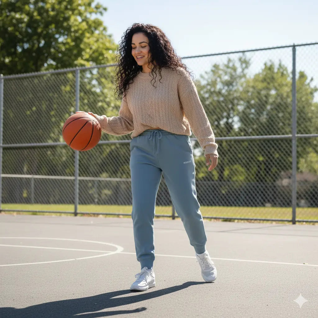Unisex Pigment-Dyed Sweatpants – Vintage Wash Relaxed Fit
