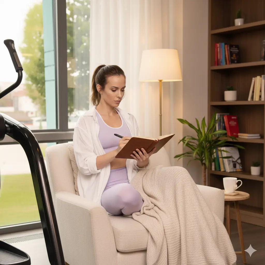 FitMuse Padded Sports Bra – Medium Support, Removable Padding