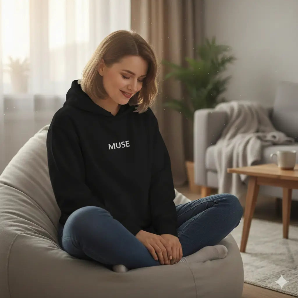 MUSE Oversized Hoodie – Heavyweight Unisex Fleece Hoodie